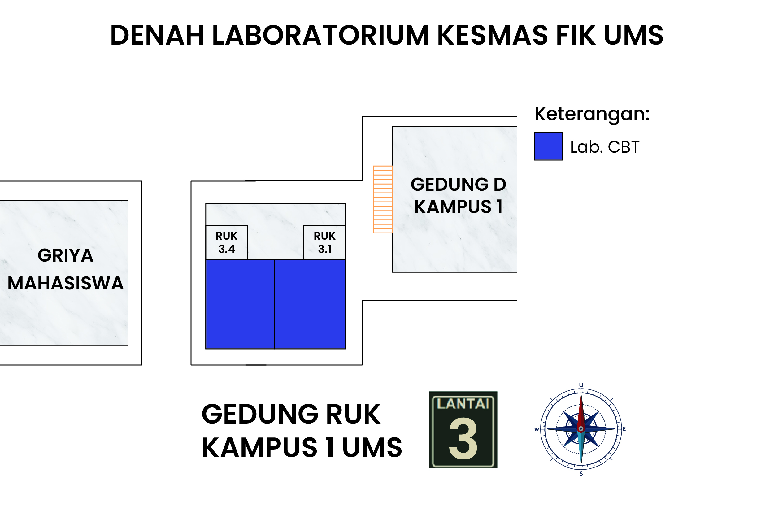 Denah laboratorium tambahan